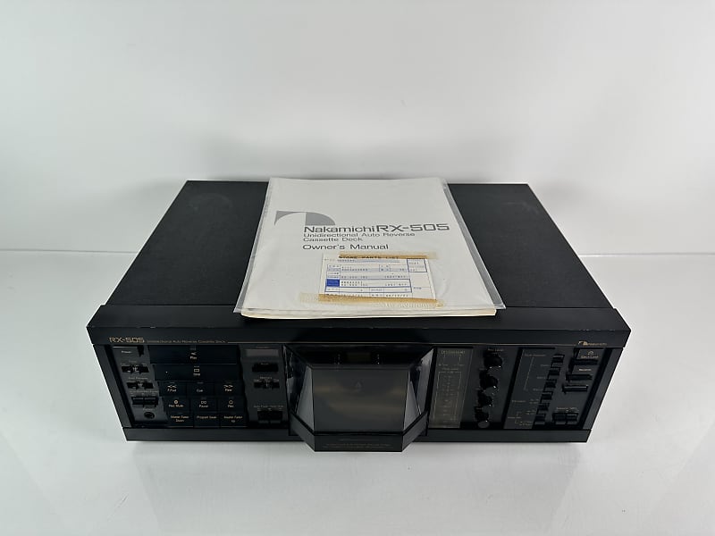 Nakamichi RX-505 3-Head Unidirectional Auto Reverse Cassette Deck