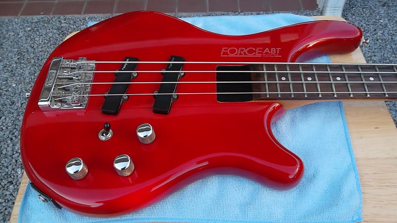 1988 Washburn B-10 Force ABT Active / Passive Bass 80's Red All Original  Perfect Shape Made in Japan