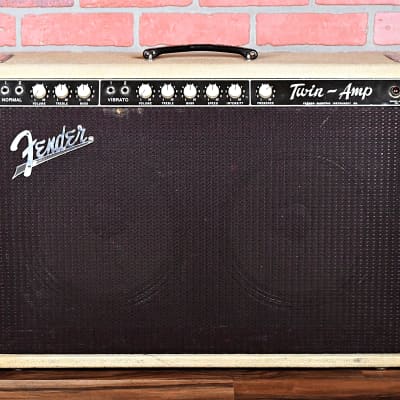 Fender Vintage 1962 Twin-Amp  6G8 80 watt 2 x 12"  Original Oxford 12" Speakers (re-coned) image 2