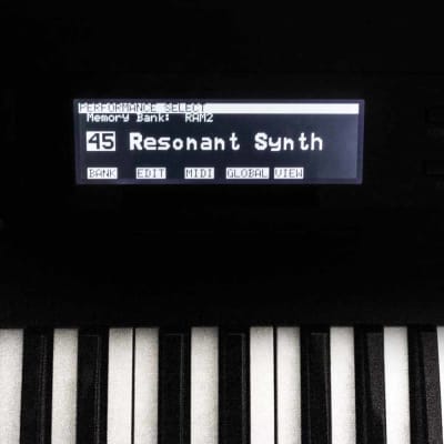LCD Display Schwarz mit Kabel für Korg 01/W