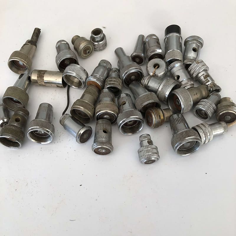 Vintage Microphone /Accordion/Steel guitar jacks 1950's Reverb