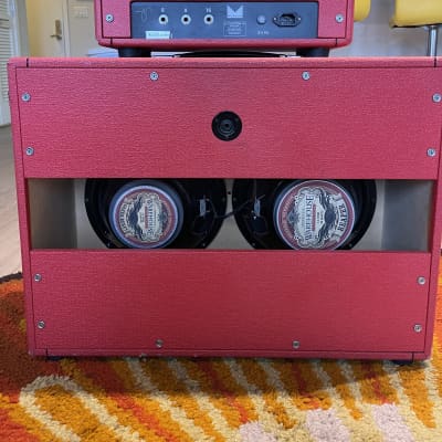 Morgan  RCA35 with 2x12 Red Matching Cab image 4