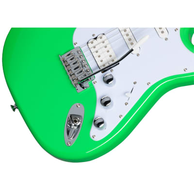 USED Kramer - Focus VT-211S - Electric Guitar - Neon Green image 8