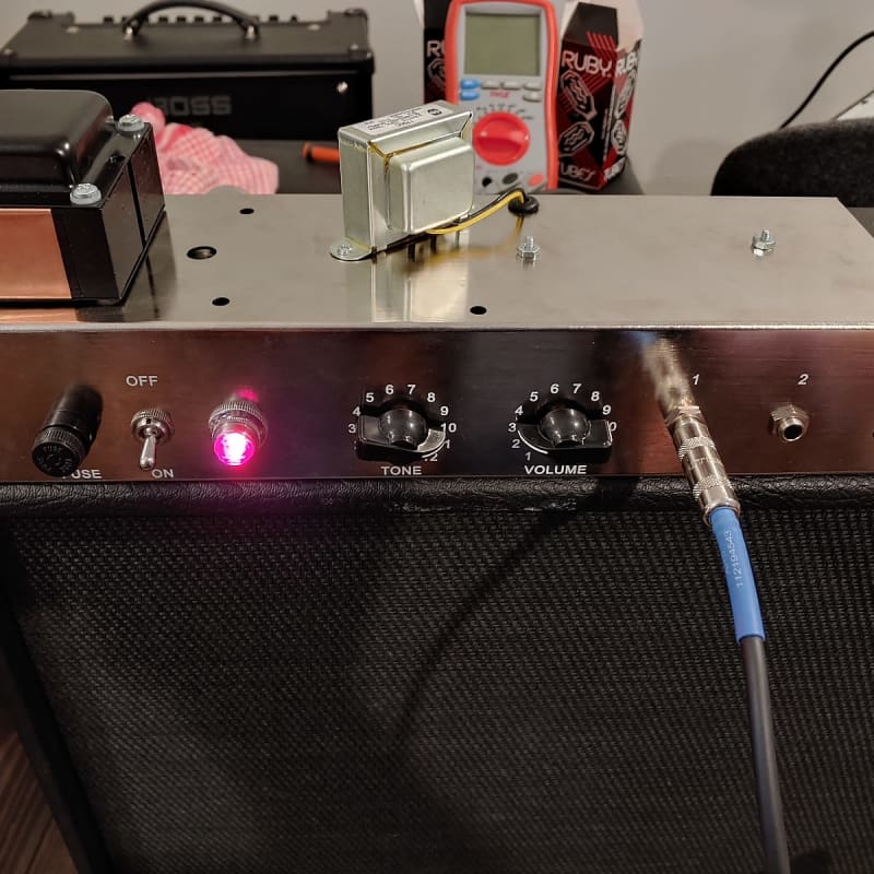 Desktop “Princeton” Tube Amplifier WITH Tubes (Based on the 1957