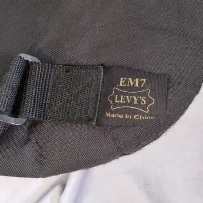 Levy's EM7 Electric Guitar Gig Bag, Padded, Black, 2010s image 4