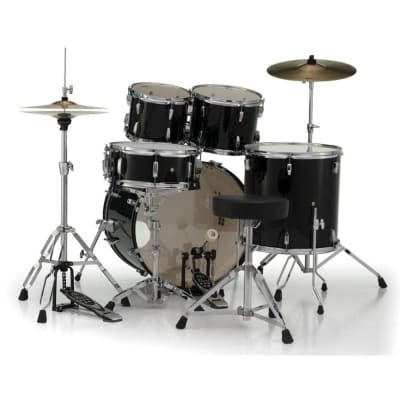 Pearl Roadshow 5pc Drum Set w/Hardware & Cymbals Jet Black RS525SC/C31 image 9