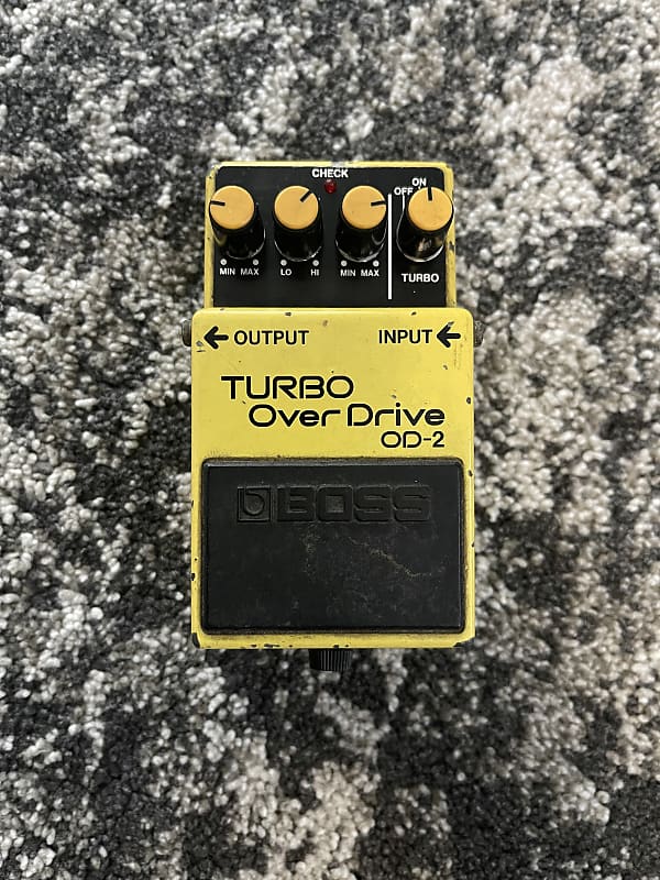 Boss Roland OD-2 Turbo Overdrive Vintage 1985 Guitar Effect Pedal MIJ Japan