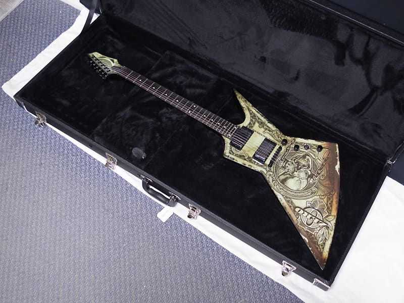 DEAN Dave Mustaine Zero "In Deth We Trust" electric GUITAR Z Graphic Top w/ CASE image 1