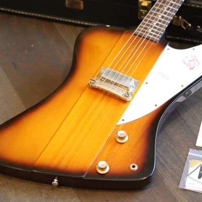 Unplayed! Gibson Custom Eric Clapton 1964 Firebird I Reverse Headstock Vintage Sunburst + COA OHSC image 2