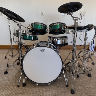 Roland TD-50KV V-Drums 6-piece Electronic Drum Set w Tama stands