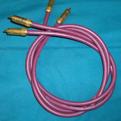 Tara Labs Prism 33 1M pr. Stereo Interconnect Cable. image 1