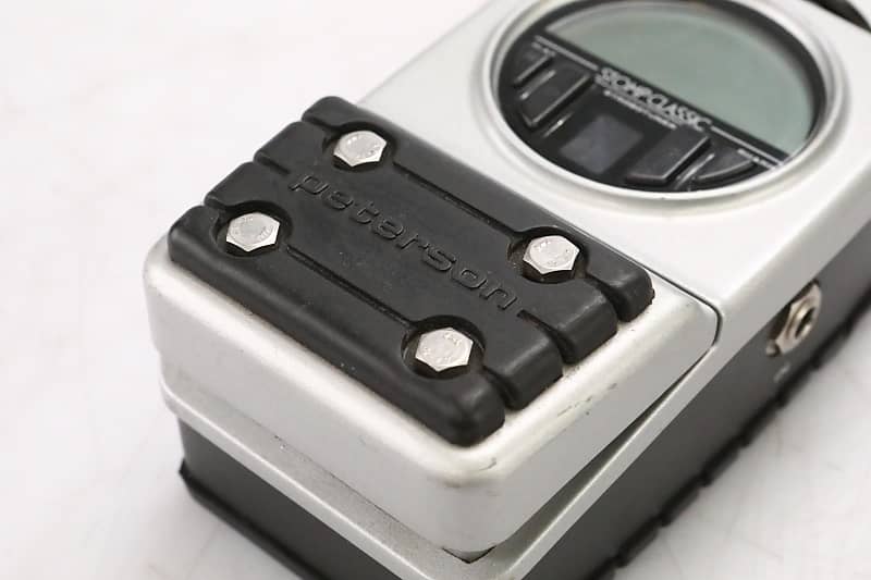 Peterson SSC-1 Stomp Classic Strobo Tuner w/ Box & Manual #46752