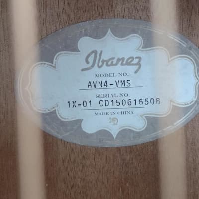 Ibanez AVN4-VMS Artwood Vintage Series Parlor Acoustic Guitar 2010s - Vintage Mahogany Sunburst image 14