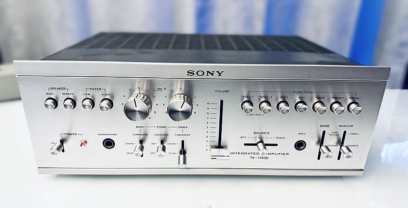アンプ SONY TA-1150D SONY TA-1150D Integrated Amplifier Transistor 100v Silver
