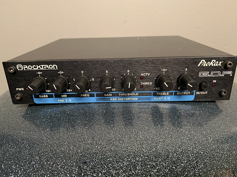 レア rocktron prorax g.d.p ディストーション Rocktron ProRax G.D.P. Guitar Distortion With AGX Black | Reverb