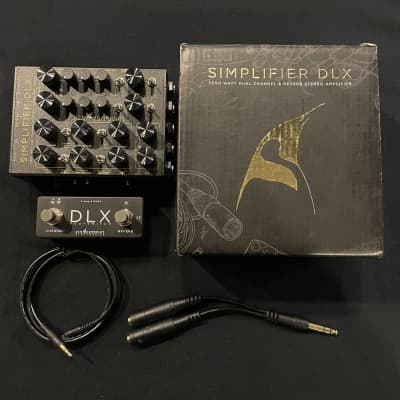 DSM & Humboldt Electronics Simplifier Deluxe Zero-Watt Stereo Guitar Preamp / CabSim / DI Pedal w/Box