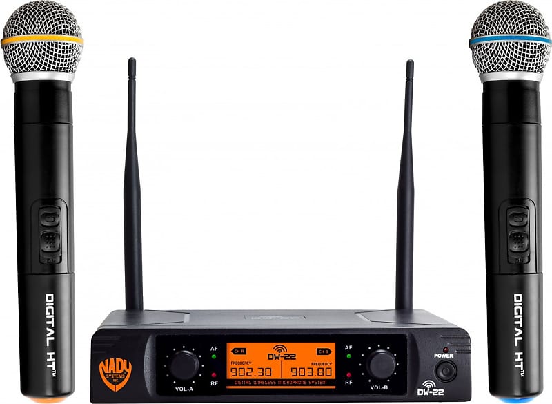 Nady DW-22 Dual Digital Wireless Handheld Microphone System image 1