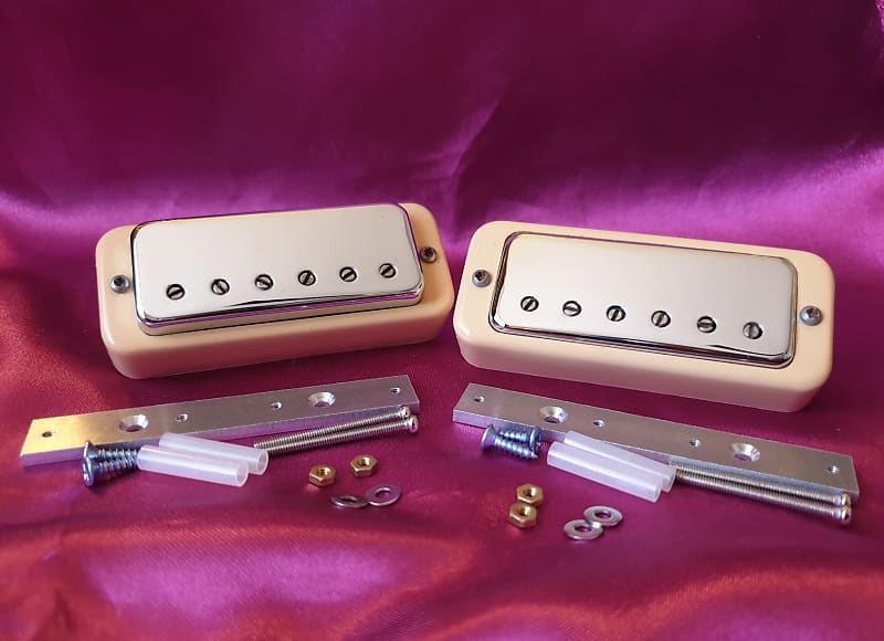 Gibson Mini Humbucker Pickups PAT NO Full Set 1970's MINT! | Reverb UK