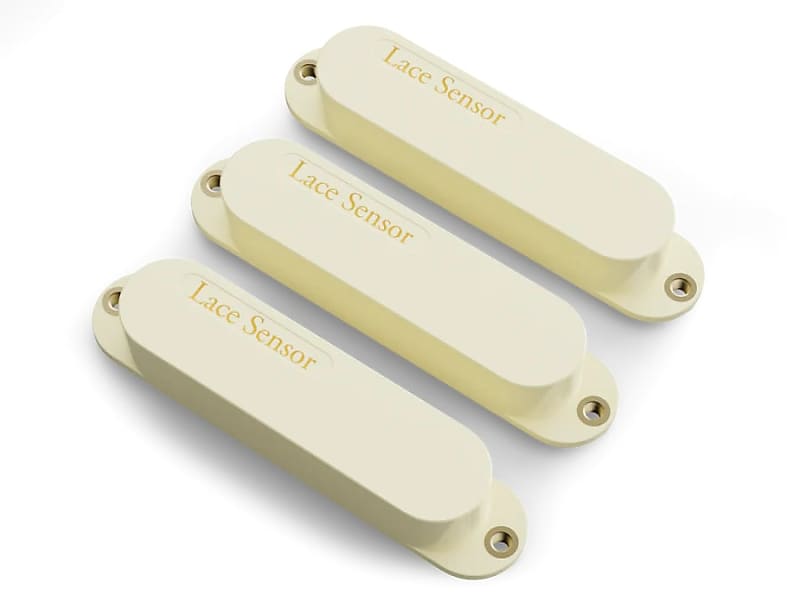 LACE Sensor "Triple Gold Set" 3-Pack Single Coil Pickups - Cream image 1