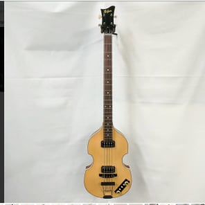 Hofner 500/1 Gold Label Violin Bass (Spruce Top with Madrone Burl sides & back) image 12
