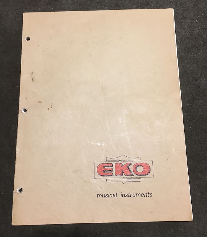 Eko Catalog 1967 Tan Reverb