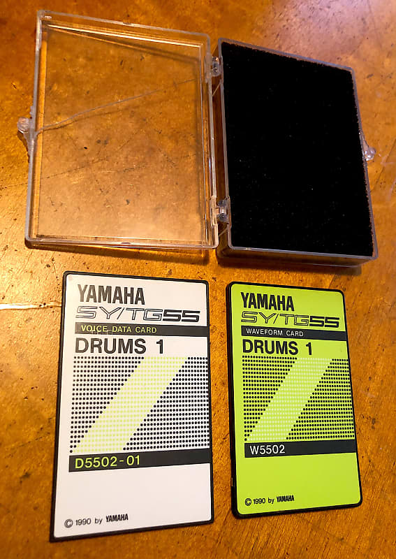 Yamaha SY55/TG55 Sound Card Set - DRUMS 1 - S5502 1990 image 1