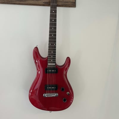 Ibanez Joe Satriani JS700 1998 - Transparent Red for sale