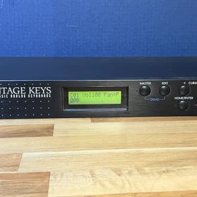 [Excellent] E-MU Systems Vintage Keys Rackmount 32-Voice Sampler Module - Black