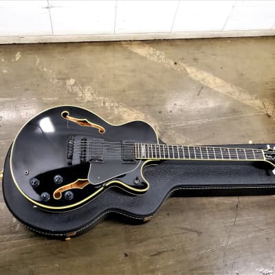 1991 Ibanez GB30 Semi-Hollow Body Guitar Black Finish George Benson Model RARE! image 2
