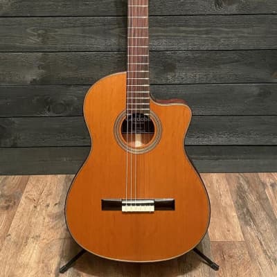 Cordoba 12 Natural Cedar Top Classical Nylon Acoustic-Electric Guitar image 5