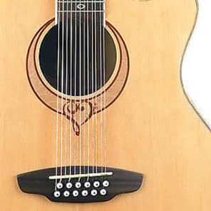 Luna Guitars Heartsong 12 String Concert A/E Guitar, b-band, USB Upgrade, SONG12 image 6
