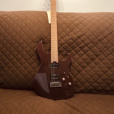 Cort G300PROVVB G Double Cutaway Solid Maple Top Basswood Body Roasted Maple Neck 6-Electric Guitar image 1