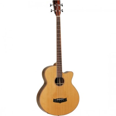Tanglewood Java Acoustic Bass Guitar Natural w/ Pickup for sale