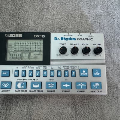 Boss DR-110 Dr. Rhythm 1980s - Silver