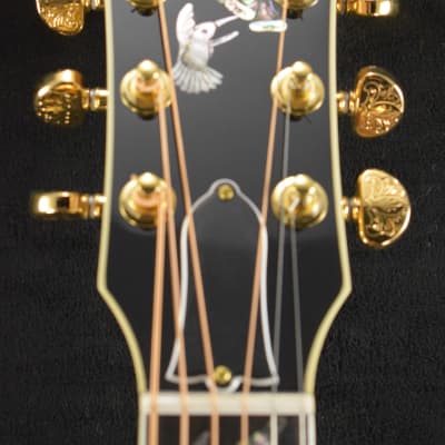 Gibson Custom Shop Hummingbird Custom Koa Antique Natural image 8