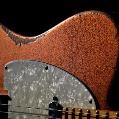 American Custom Fender Telecaster Relic Pink Sparkle CS Texas Specials image 5