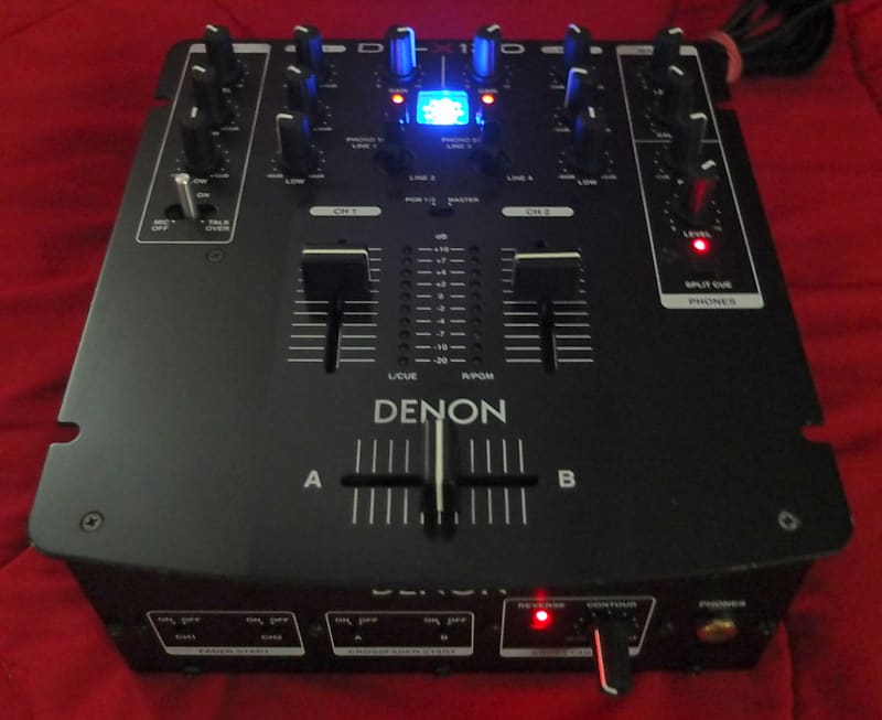Minty Denon DN-X120 2-Channel DJ Mixer w/ PSU | Reverb