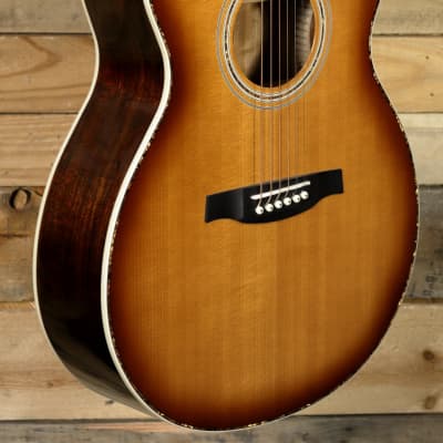 PRS SE T40E Acoustic/Electric Guitar Tobacco Sunburst w/  Case for sale