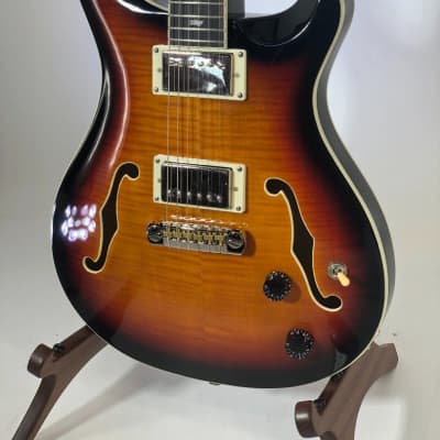 Paul Reed Smith PRS SE Hollowbody II Electric Guitar Tri Color Burst Ser# D14528 image 4