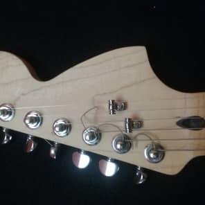SX Liquid Body w/ Squier Affinity Stratocaster Neck Partscaster - Grover Tuners, Roller String Trees image 3