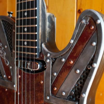 AIO Custom Art Electric Guitar - British Flag w/Gator Hard Case image 6