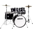 DDRUM D1 Junior Complete Drum Kit with Throne, Midnight Black - D1 516 MB