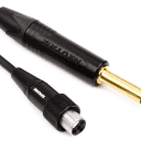 Shure WA305 1/4" to TA4F Guitar Cable for GLXD1 Wireless System
