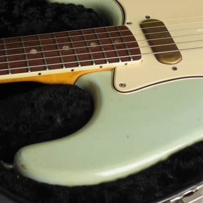 Fender  Stratocaster owned and played by Ry Cooder Solid Body Electric Guitar,  c. 1967, ser. #144953, road case. image 19