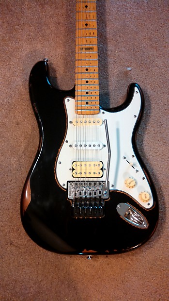 ESP Road Worn Distressed Strat w Floyd Rose