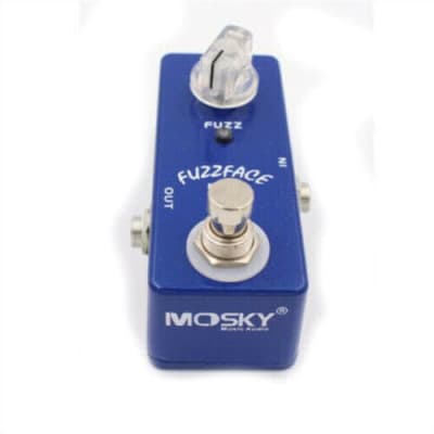 Mosky Audio Micro Pedal BLUE FUZZ FACE BC108 (Dunlop Silicon Fuzz Face) image 5