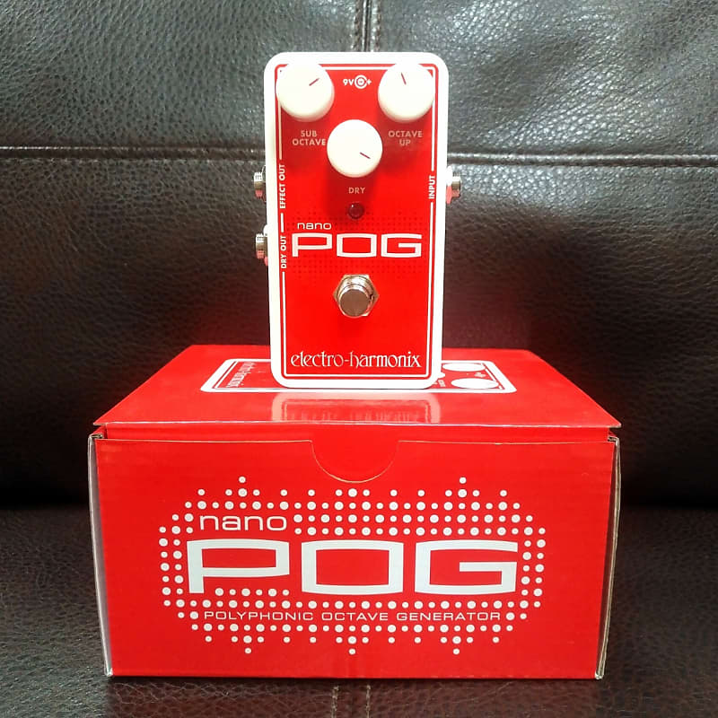 ElectroHarmonix Nano Pog, Octave Pedal Reverb