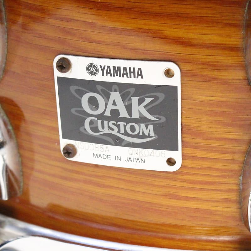 YAMAHA NSD085A Oak Custom 14x5.5 Yamaha Oak Custom Snare Drum [06