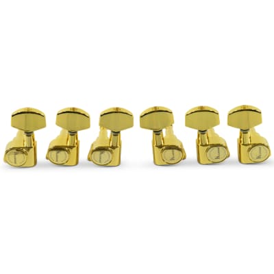 Kluson 3 Per Side Contemporary Diecast Series Tuners Gold
