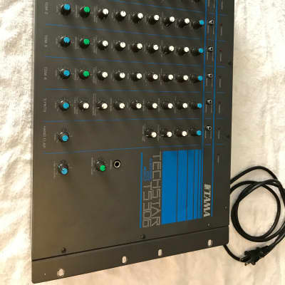 Tama Techstar TS306 and five TS100 BK pad w/ accessories 1985 - Black image 7